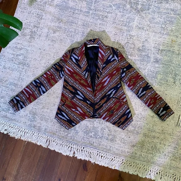 Twelfth Street by Cynthia Vincent size 0 ikat blazer (seen on Gossip Girl) - Picture 4 of 7